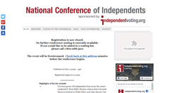 Desktop Screenshot of conferenceofindependents.org